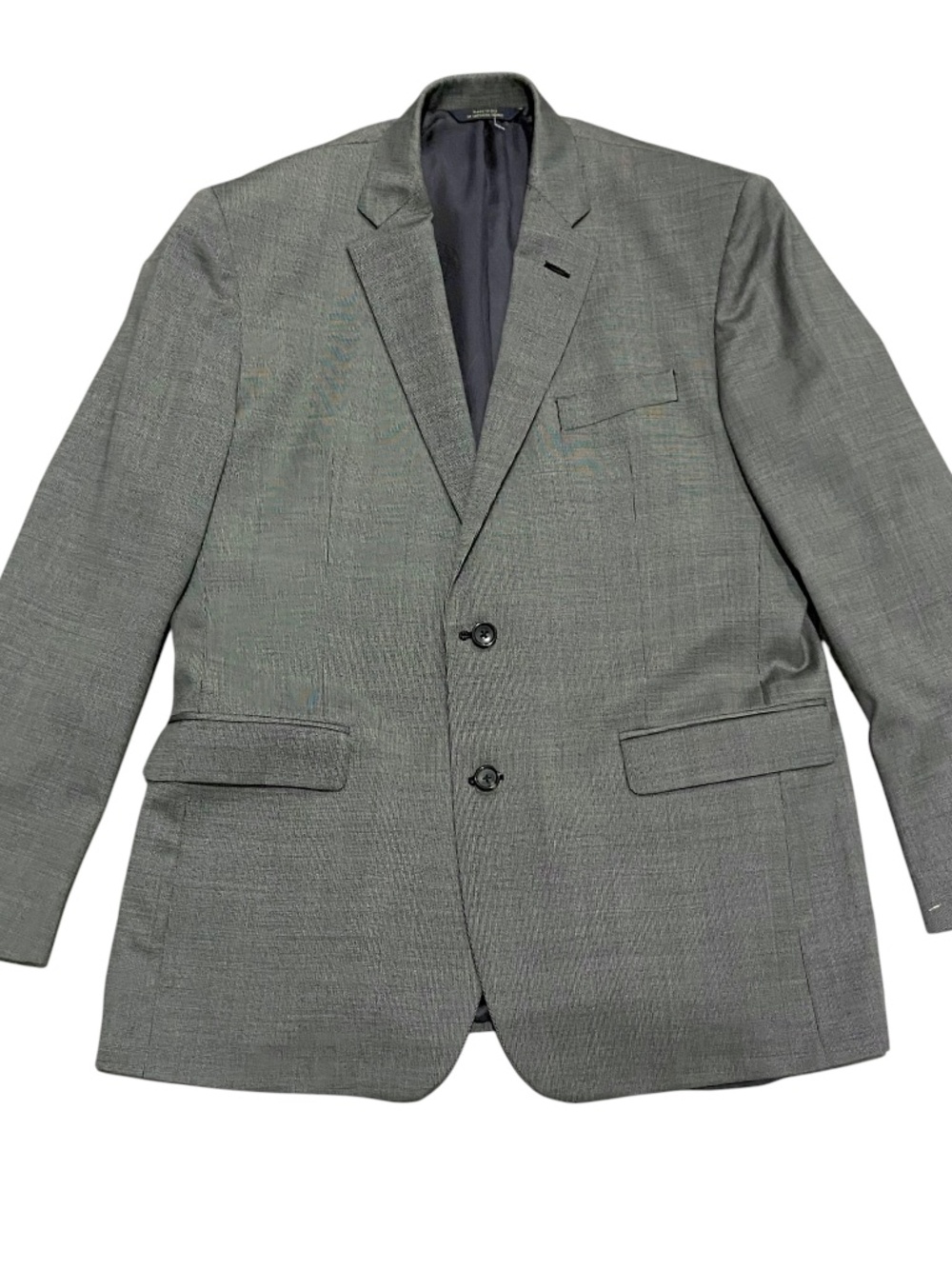 Brooks brothers 1818 milano grey wool blazer jacket size 44r us